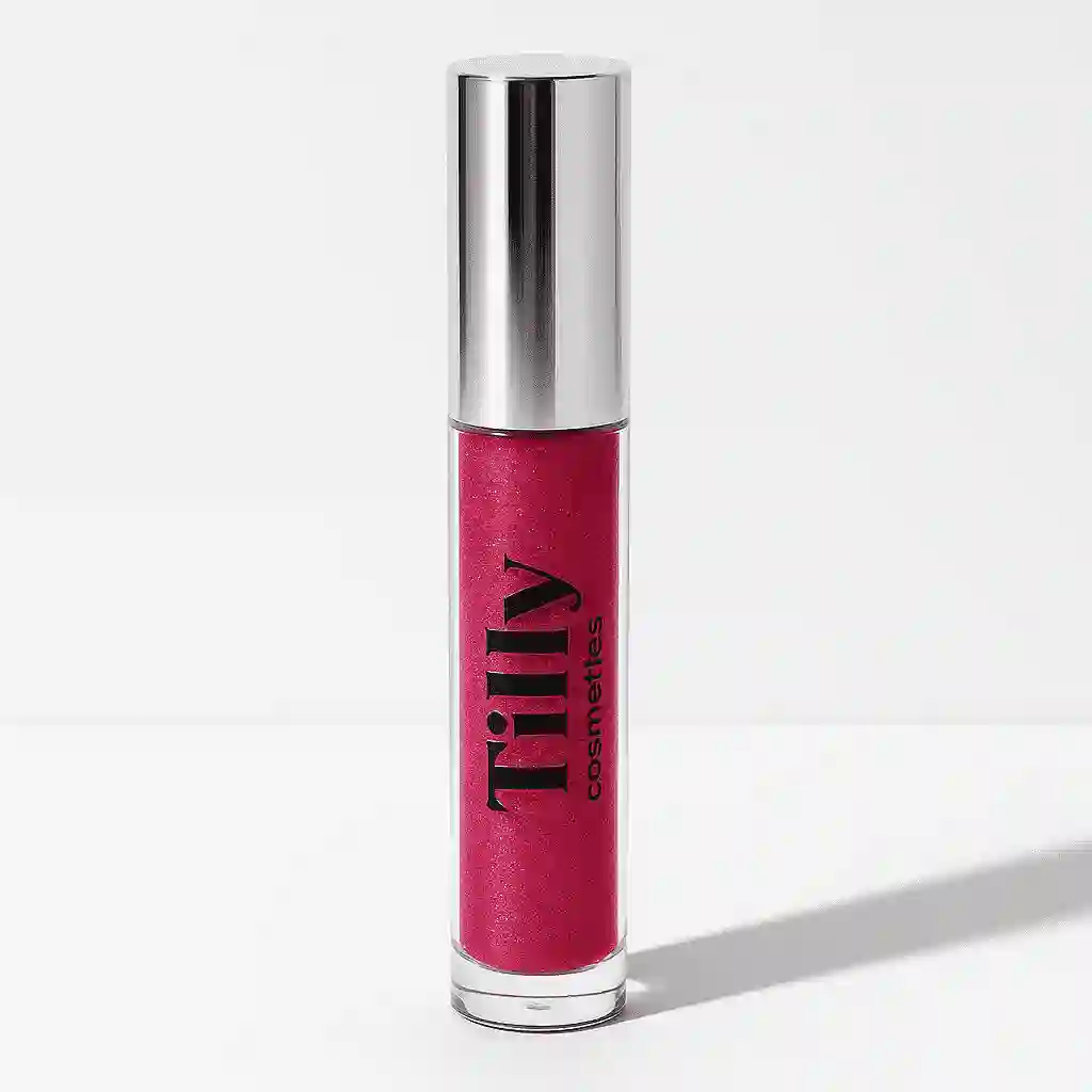 Fuchia lipgloss